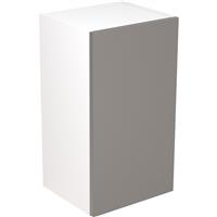 Kitchen Kit Flatpack Slab Kitchen Cabinet Wall Unit Ultra Matt 400mm in Dust Grey MFC