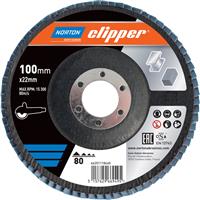 Norton Flap Disc 100mmx16mm 80 Grit Steel