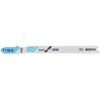 Bosch Bayonet Jigsaw Blade T118A Metal (5 Pack) Steel
