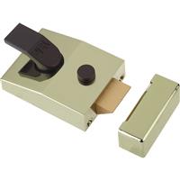 Yale Deadlocking Nightlatch Brasslux Standard in Gold