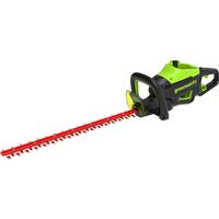 Greenworks 60v 66cm Cordless Hedge Cutter Body Only Steel