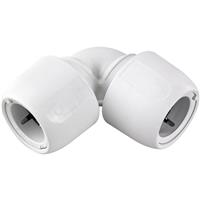 Hep2O 90deg Elbow 22mm (10 Pack) in White Plastic