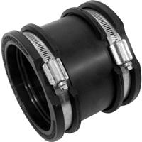 Flexible Connector 150 - 150mm in Black Plastic
