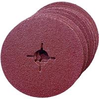 Toolpak Fibre Sanding Discs 115mm 60 Grit (10 Pack) Steel