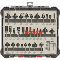 Bosch 1/4" Shank Mixed Router Bit Set 30 Piece