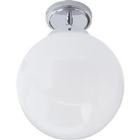 Spa Lighting Spa Porto Semi-Flush Light Chrome Polycarbonate