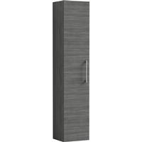 Nuie Arno Single Door Wall Hung Tall Unit 300mm in Anthracite MFC