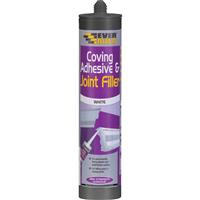 Everbuild Coving Adhesive & Filler Solvent Free 290ml in White