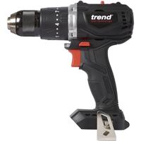 Trend T18S/CDB 18V Cordless Brushless Combi Drill Body Only in Black Steel