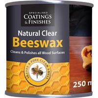 Barrettine Natural Beeswax 250ml in Clear
