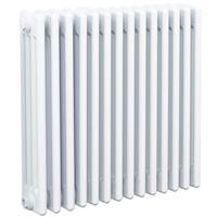 Arlberg 4-Column Horizontal Radiator 600 x 670mm 3808Btu in White Steel