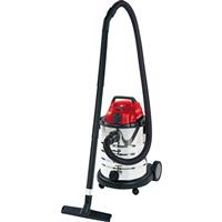 Einhell Classic 30L Wet & Dry Vacuum Cleaner with Power Tool Take Off 230V in Chrome Plastic