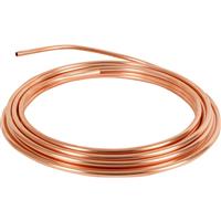 Wednesbury Microbore Pipe Coil 10mm x 25m in Copper