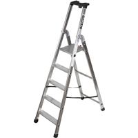 TB Davies HDUTY-P Professional Platform Step Ladder 5 Tread Aluminium