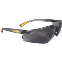 DeWalt Contractor Safety Glasses Smoke in Black Rubber