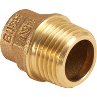 Made4Trade End Feed Coupler Male 15mm x 1/2" in Gold