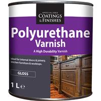 Barrettine Polyurethane Varnish Gloss 1L in Clear
