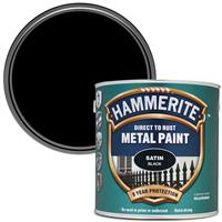 Hammerite Metal Paint Satin 2.5L in Black