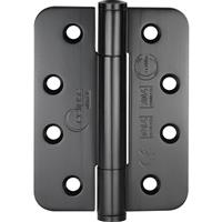 Eclipse Grade 14 Concealed Bearing Radius Hinge Matt (2 Pack) in Black Stainless Steel