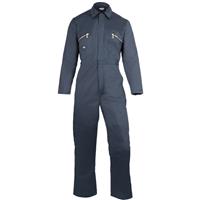 Dickies Men's Redhawk Coverall Blue M in Navy Cotton/Polyester