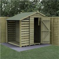 Forest 4LIFE Apex Shed 4 x 6ft - Single Door