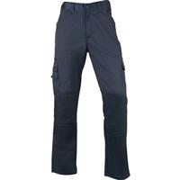 Dickies Men's Everyday Trousers Blue 40L in Navy Cotton/Polyester