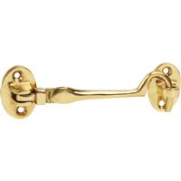 Eclipse Brass Cabin Hook 100mm in Gold