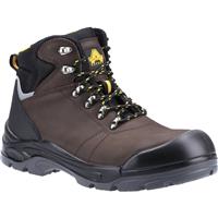 Amblers Safety Men's AS203 Laymore Water Resistant Leather Safety Boots in Brown