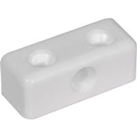 Unbranded Modesty Block (10 Pack) in White Plastic