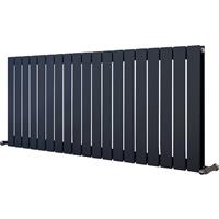 Ximax Oxford Duo Designer Radiator 600 x 1420mm 4864Btu in Anthracite Steel