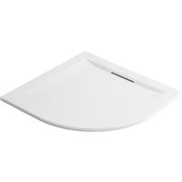 Mira Flight Level Offset Quadrant Anti-slip Shower Tray 1200 x 900mm RH in White Acrylic