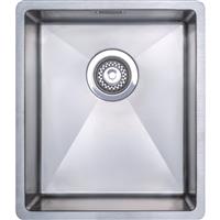 Unbranded Stainless Steel Compact Single Bowl Kitchen Sink 380 x 440 x 190mm in Silver