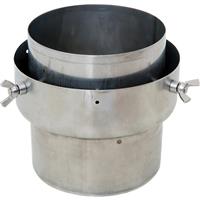 Colt Cowls Stove Pipe To Flex Adapter (MA) 6" - 150mm Stainless Steel