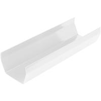 Aquaflow 114mm Square Line Gutter 18m 3m Lengths (6 Pack) in White PVCU