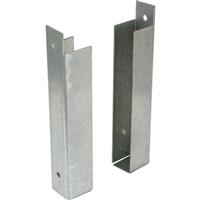 Powapost Gravel Board Clip 25 x 150mm (2 Pack) Galvanised Steel