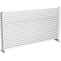 Ximax Kingston Duo Horizontal Designer Radiator 610 x 1400mm 5135Btu in White Steel