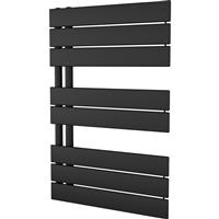Ximax Oxford Open Panel Towel Radiator 745 x 500mm 1270Btu in Black Steel