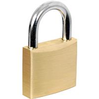 Squire Watchman Padlock 50 x 8 x 25mm KA in Brass Steel