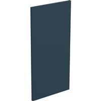 Kitchen Kit Flatpack J-Pull Kitchen Cabinet Wall End Ultra Matt 800mm in Indigo Blue Mdf