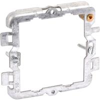 MK Grid Plus Fixing Plate (Yoke) 2 Gang in Silver