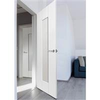 JB Kind Axis Ripple Internal Door 35 x 1981 x 686mm in White Mdf