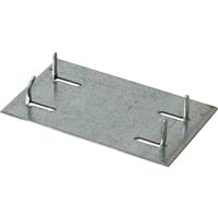 BPC Fixings Safe Plate 54 x 90mm (10 Pack) Galvanised Steel