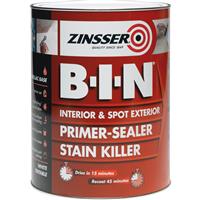 Zinsser B-I-N Primer Sealer Paint 1L in White