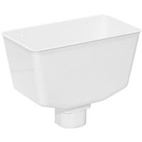 Aquaflow 112mm Hopper in White PVCU