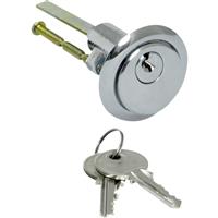 Nightlatch Cylinder Chrome in Silver