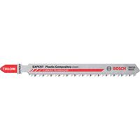 Bosch EXPERT Bayonet Jigsaw Blade T301CHM Plastic Composites Clean (3 Pack)