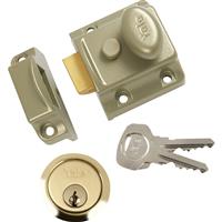 Yale Traditional Nightlatch Narrow in Brass