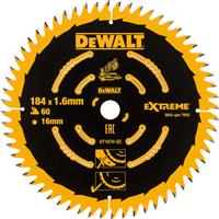 DeWalt Fine Circular Saw Blade 184 x 16mm x 60T