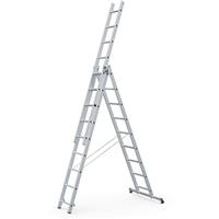 Zarges Light Trade Combination Ladder 3 x 9 Tread 2598 x 460 x 190mm Plastic