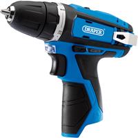 Draper 12V Cordless Drill Driver Body Only in Blue